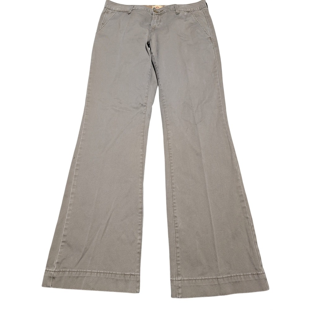 Levi's Pants Womens 8M Khaki Tag Twills Wide Leg Mid Rise Stretch Chino 32X31